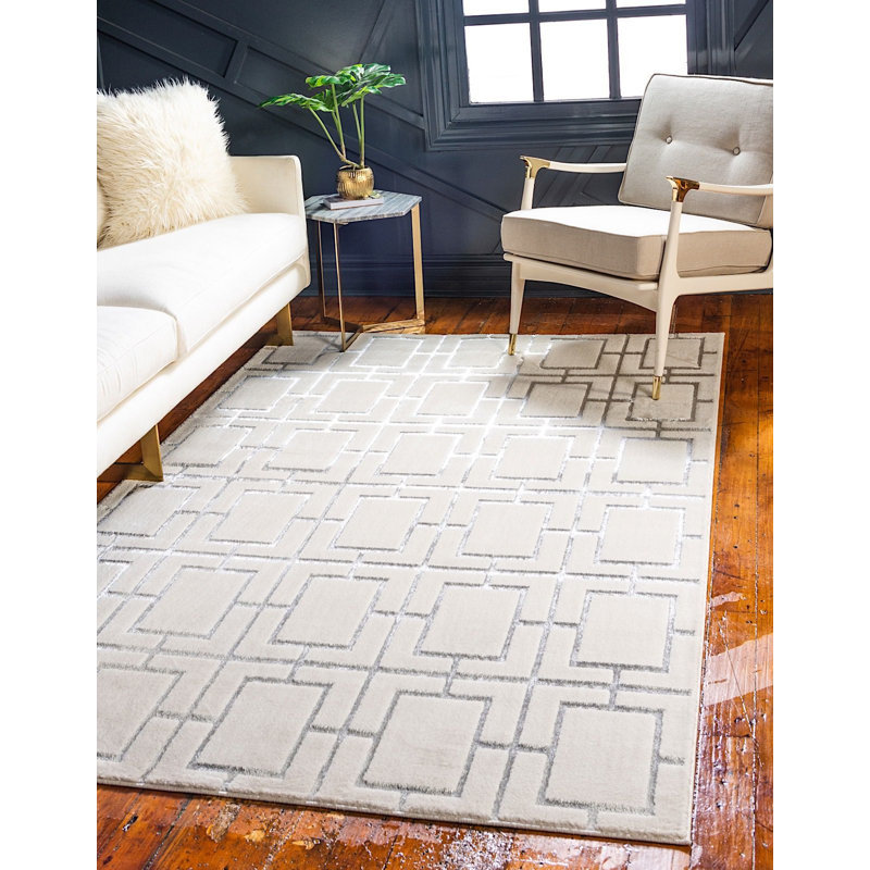 Corando Abstract Indoor Rug, Rectangle 5' x 8'