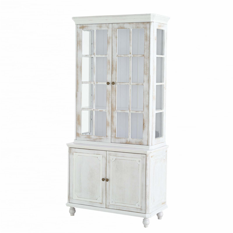 Vitrine 77,5 po H avec rangement