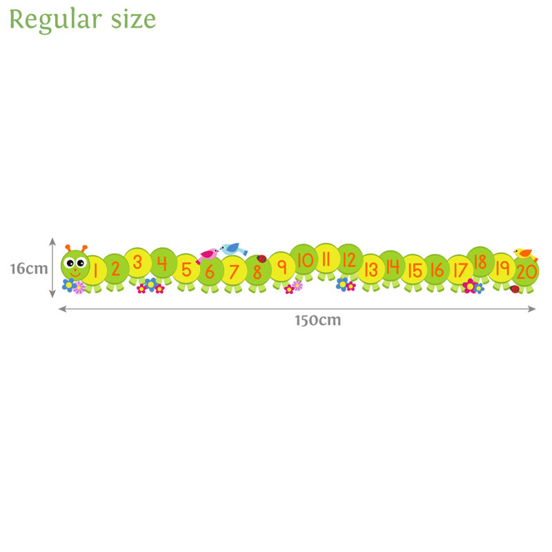 Wall Decal, 16cm H x 150cm W