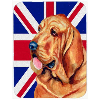 Union Jack Wood Glass Cutting Board