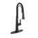 Spring Neck Standard Kitchen Faucet with Dual-Function spray head and Deck Plate