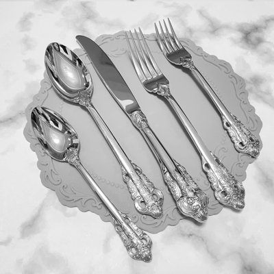 Ensemble de 4 fourchettes à gâteau en acier inoxydable, couverts polyvalents pour les desserts, les fruits, les apéritifs, les salades et les cocktails, accessoire de cuisine durable et élégant