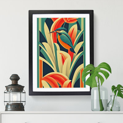 Aarusan Kingfisher Art Deco Vol.4 - Picture Frame Print