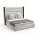 Ally Upholstered Wingback Bed