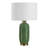 Textured Ribbed Ceramic Table Lamp