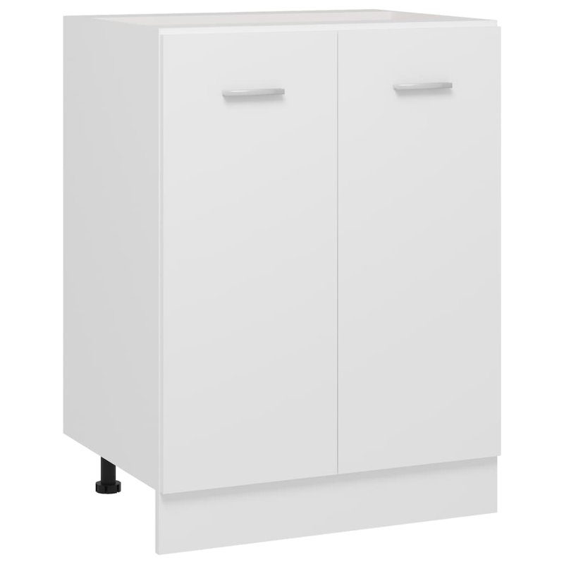 vidaXL Bottom Cabinet Lyon White Engineered Wood 23.6x18.1x32.0 in, White
