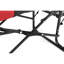 Chaise de camping rouge pour pelouse - Réalisateurs pliants portables avec table d'appoint pour jeux de sport