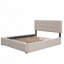 Lit plateforme avec rangement et 1 lit gigogne simple-118546387