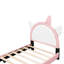 Base de lit plateforme 45,13 po avec tête de lit Heanor