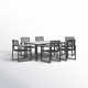 Townsend 72'' Rectangular 6 - Person Outdoor Dining Set