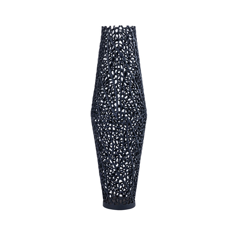 Cloyse Metal Floor Vase, Black, 91cm H  x 27cm W  x 27cm D