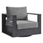 Fauteuil pivotant en aluminium gris anthracite Tahoe-2124419837