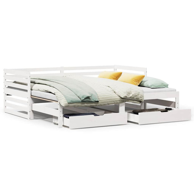 Daughtery Solid Wood Daybed, White