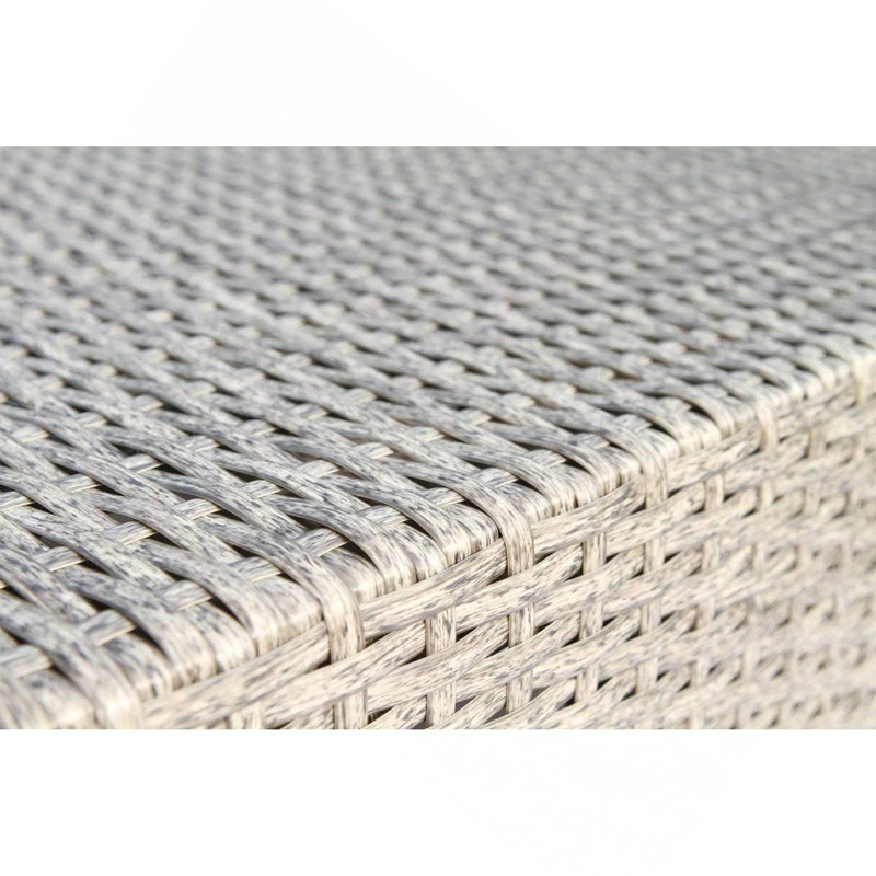 Chaises longues pour patio, Gris clair / gris, Mélange de gris