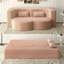 Canapé-lit moderne avec 2 coussins, canapé-lit convertible en velours côtelé rembourré de mousse, matelas pliant de 15 po pour le salon, lit d'invité, aucun assemblage requis-536043044