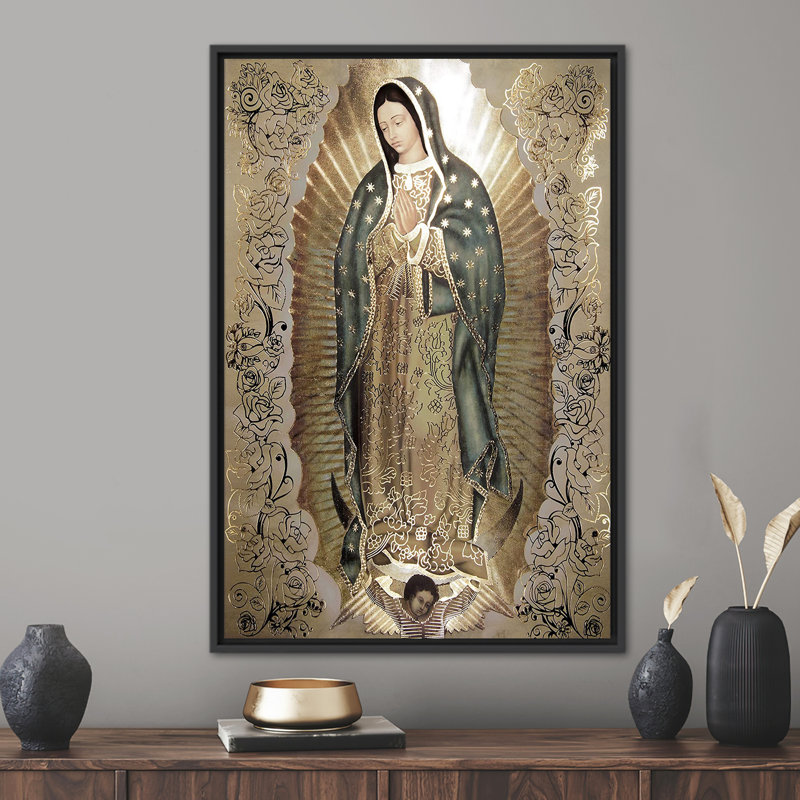Print on Canvas, Floater Framed Print without Mat, Black, 40 cm H x 60 cm W
