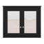Armoire à pharmacie avec 2 miroirs, rangement au-dessus de la toilette avec 2 portes et 2 tablettes réglables-1145495992