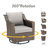 Tya 5 - Person Outdoor Conversation Furniture Set Seating Group With Cushions-1549384512