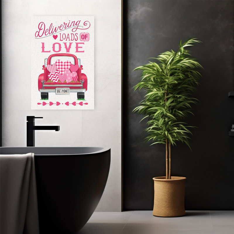 «Delivering charge of love», art contemporain fantaisiste, H 24 po x l 16 po