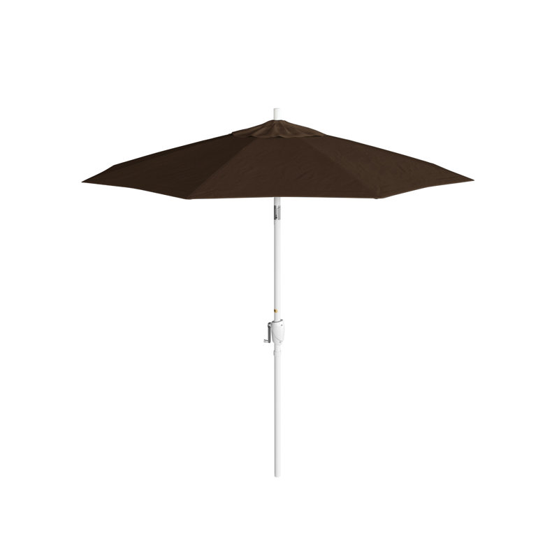 Parasol de marché 7,5', Gris, Toile Sunbrella® brun baie, Sunbrella®