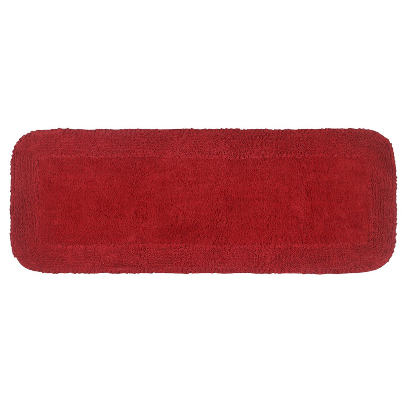 Maytham Bath Rug, Red, Rectangle - 21" W x 54" L