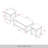 3-Piece Coffee and End Table Set with Angled Legs in White-2066043548