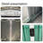 Outdoor Storage Garden Bike Shed Apex Roof With Aluminum Alloy Frame And Sliding Door-123029414-113717665