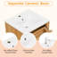 Meuble-lavabo de 20 po avec lavabo, pieds en bois massif, tablette réglable, tiroir inclinable, boutons en alliage de zinc