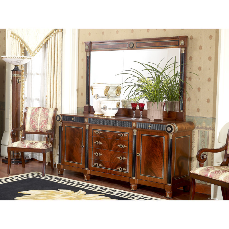 Edelman 78.7'' W Solid Wood Buffet