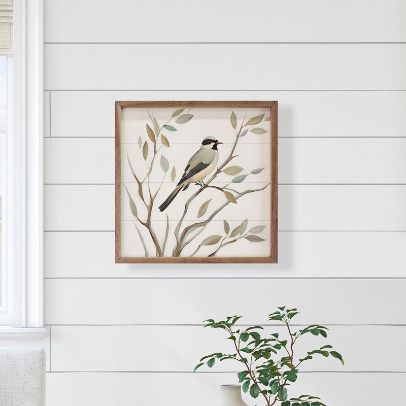 Solo Bird On Branch