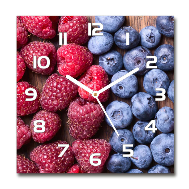 Ilsedore Glass Wall Clock, White
