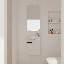 Ensemble de meuble-lavabo mural simple 17 po Tayea