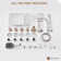 AquaRhapsody Thermostatic Complete Shower System with Rough in-Valve
