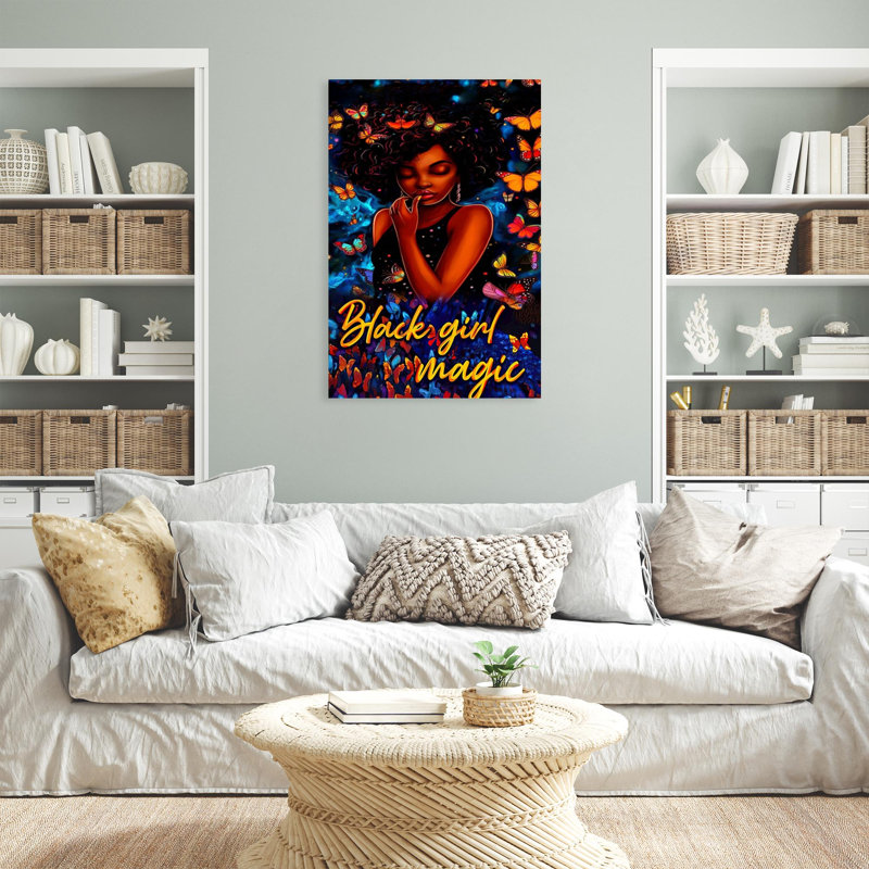«Black Girl Magic», impression sur toile tendue, H 36 po x l 24 po x P 1,25 po