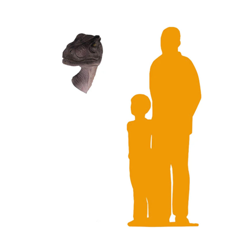 Allosaurus Dinosaur Head Life Size Statue