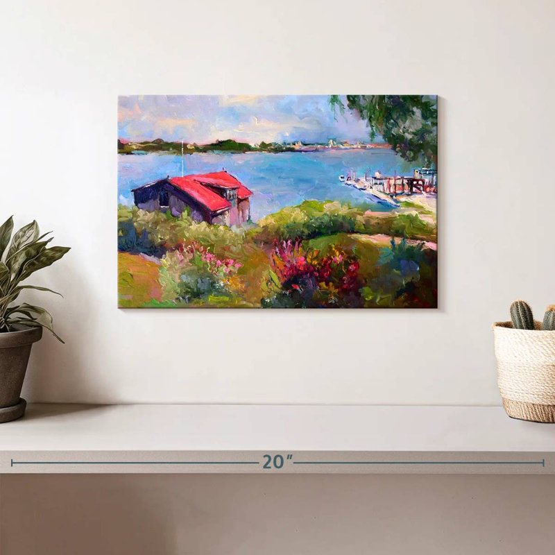 Lilie Reservoir, 8" H x 12" W