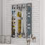 Glausen Rectangle Wall Mounted Accent Mirror in Silver