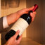Présentoir à vin avec 4 bouteilles, finition chêne blanc