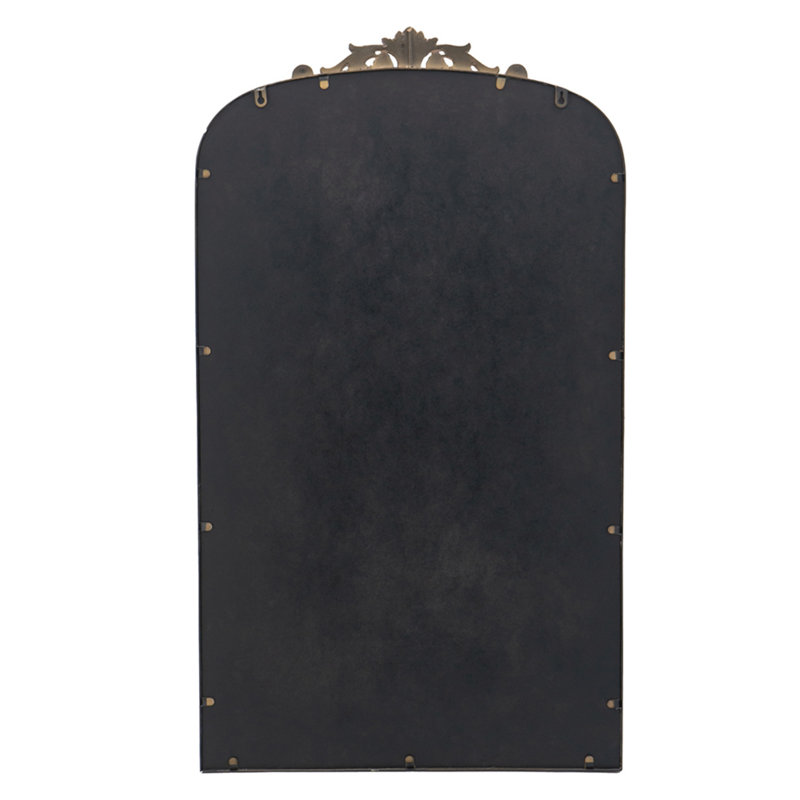 Miroir arqué baroque, 42 po x 24 po, Doré