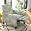 Fauteuil inclinable rembourré réglable avec repose-pieds extensible