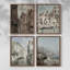 «Vintage Landscape CLVII», ensemble de 4 encadrés-1845852330-1845852329