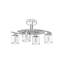 Gladding Semi Flush Mount-725340222