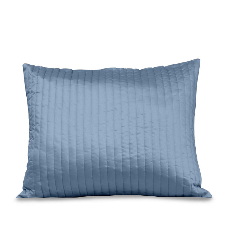 Siena Sateen Sham, Standard Sham, Airforce Blue