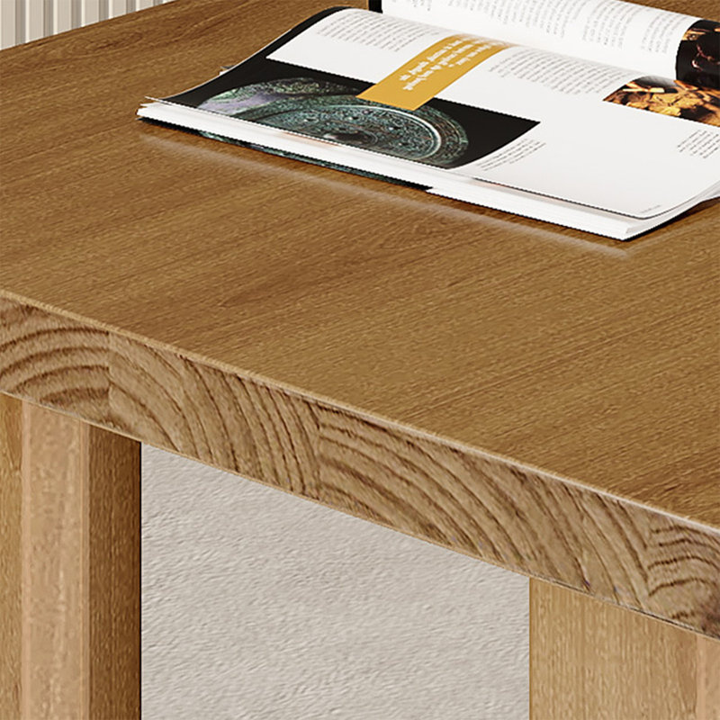Bureau moderne en bois massif créatif, Burlywood, H 29,53 po x l 70,87 po x P 31,5 po