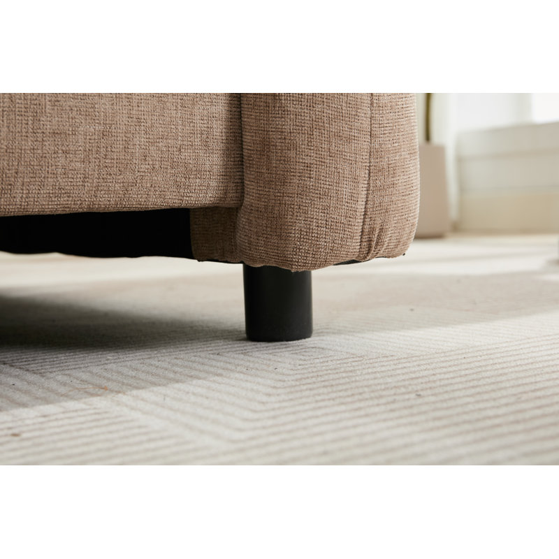 Fauteuil d'appoint Madell, Brun
