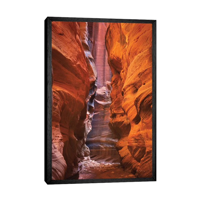 Buckskin Gulch IV by Alan Majchrowicz - Print on Canvas, Black Framed, 101.6cm H x 66.04cm W x 3.81cm D
