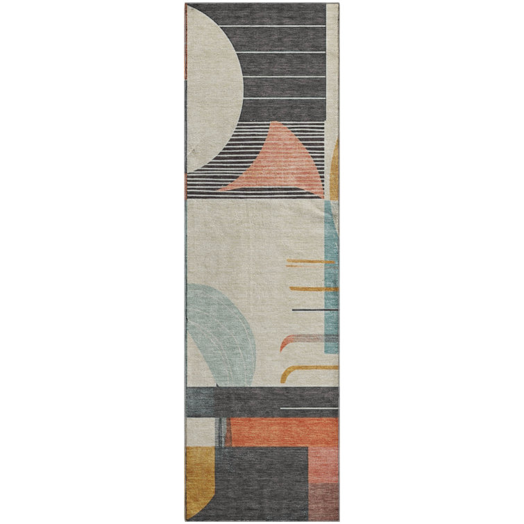 Premium Machine Washable Cordeiro AMF1694 Geometric Rug