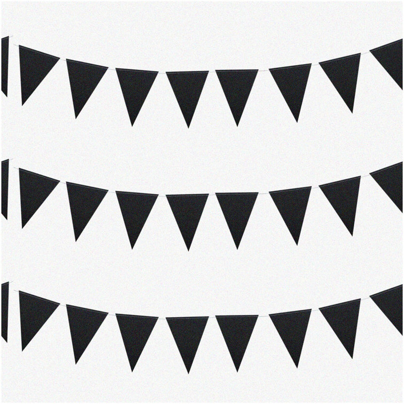 Rainbow Twisties Party Pack 100 Latex Balloons, Black