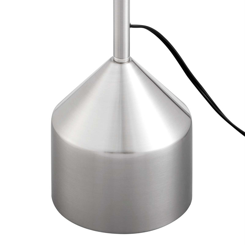 Lampe sur pied Kara par Modway, Argent, Argent