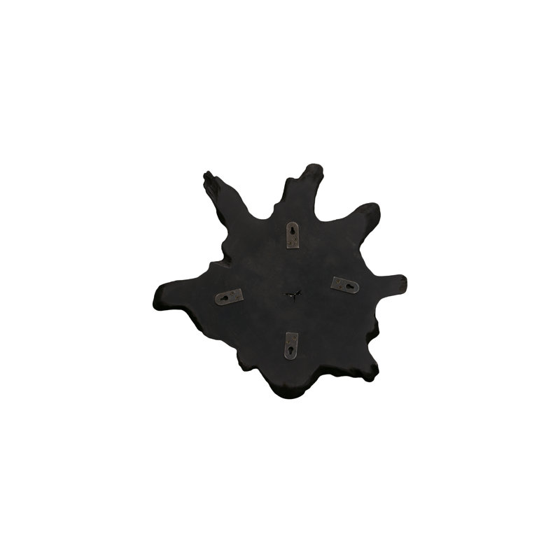 Teak Slice Wall Décor, Md, Black